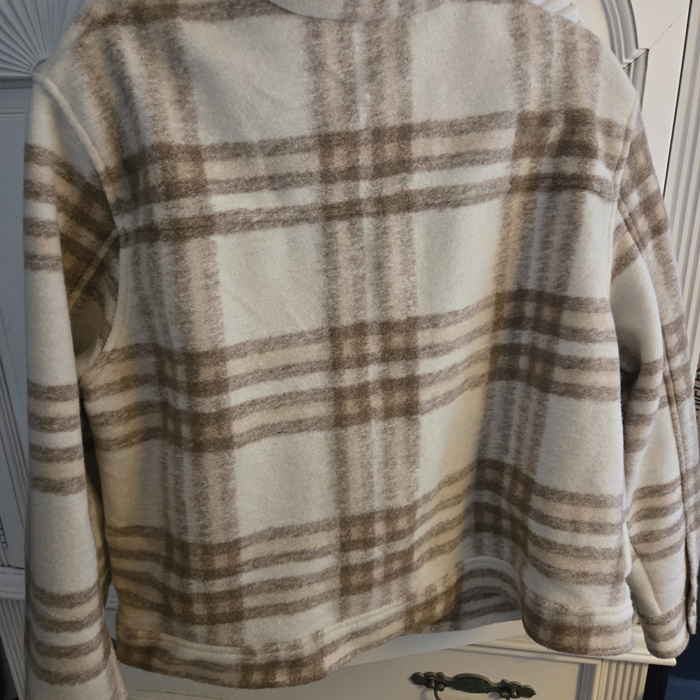 Plaid Button-Up Jacket - image 4